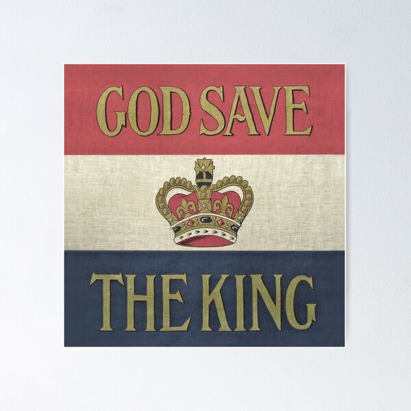 Item preview, God Save the King Artwork  designed and sold by FuzzyHoney.