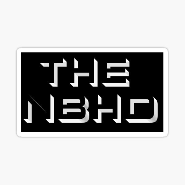 the neighbourhood neighborhood Sticker for Sale by Jacob Conner