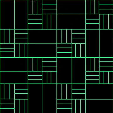 Artwork thumbnail, Techno Block Pattern by RenaInnocenti