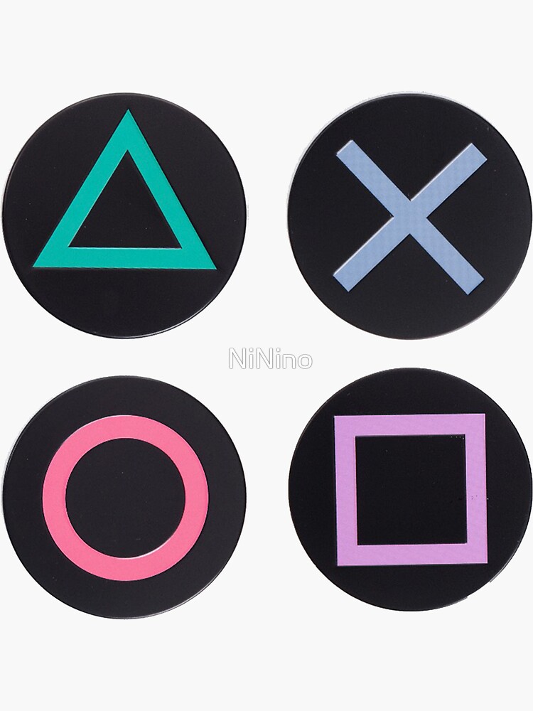 "Controller Buttons" Sticker For Sale By NiNino | Redbubble