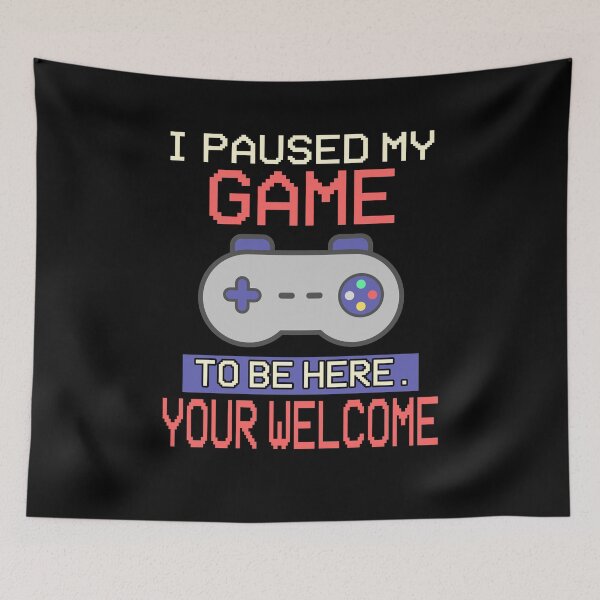 Item preview, I paused my game to be here gift designed and sold by redshirtz.