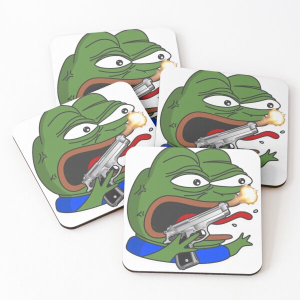 Item preview, Pepega with Gun designed and sold by renukabrc.