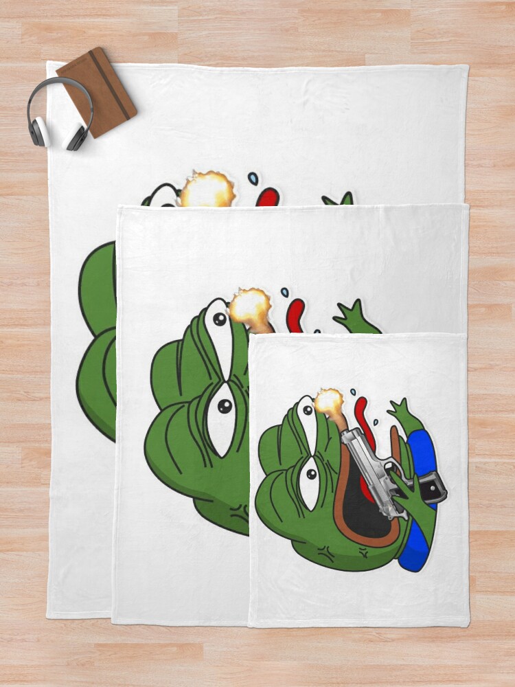 Pepega with Gun Sticker for Sale by renukabrc