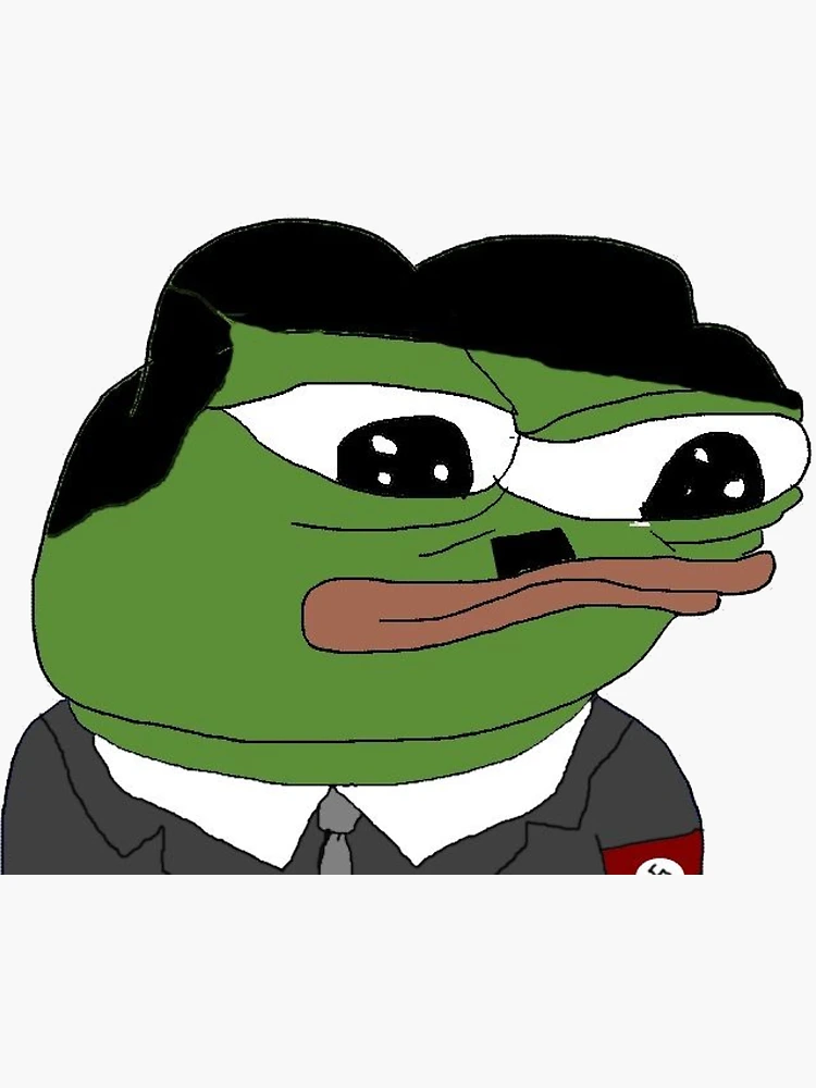 Grinning Poggers emote - peepo pepega twitch discord frog | Art Board Print