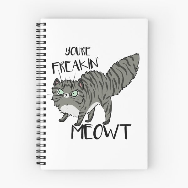 Item preview, "You're Freakin Meowt" Chonky Floofy Tabby Cat designed and sold by RunicNature.