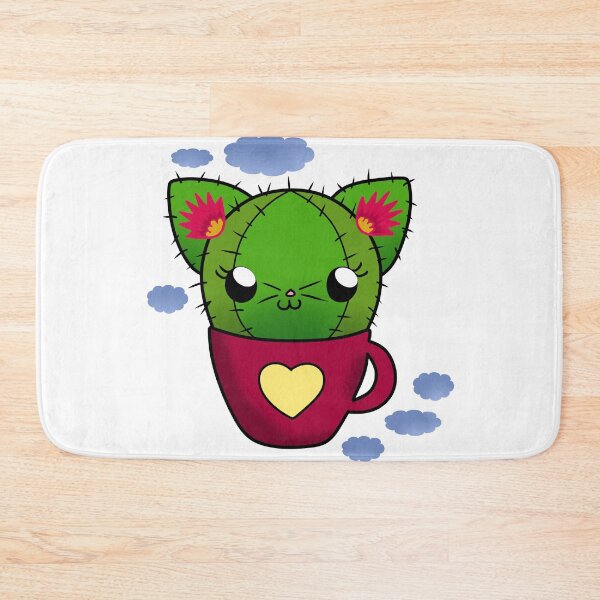 Item preview, Kitty Cat Cactus Kawaii designed and sold by KlickWitch.