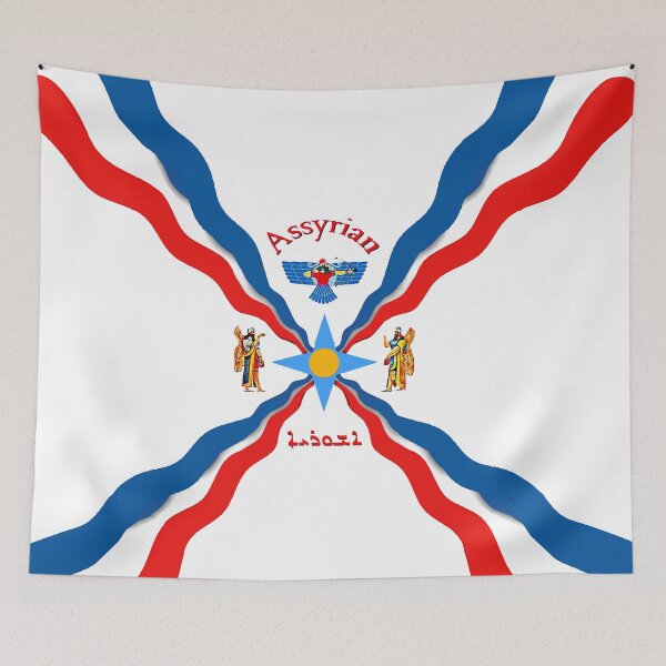 Item preview, Assyrian Flag designed and sold by doniainart.