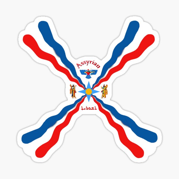 Assyrian Flag Sticker