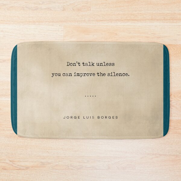 Item preview, Jorge Luis Borges Quote 04 - Typewriter Quote on Old Paper - Minimalist Literary Print designed and sold by Studio Grafiikka.