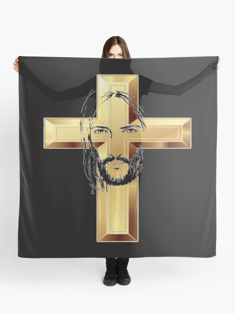Engrave The Cross Ⅷ GKT scarf Engrave The Cross Ⅷ GKT scarf GB0218/JJ14: Silver chariot