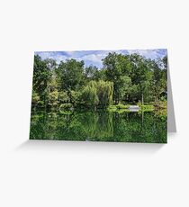 River Reflection Greeting Card