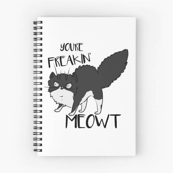 Item preview, "You're Freakin Meowt" Chonky Floofy Tuxedo Cat designed and sold by RunicNature.