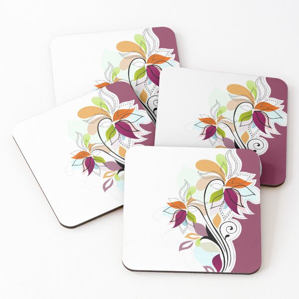 Item preview, Abstract Floral Design 1 designed and sold by Makanahele.