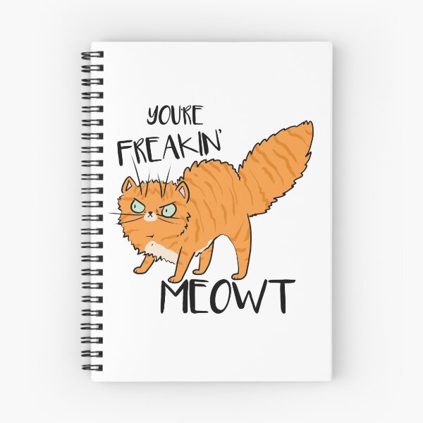 Item preview, "You're Freakin Meowt" Chonky Floofy Ginger Cat designed and sold by RunicNature.