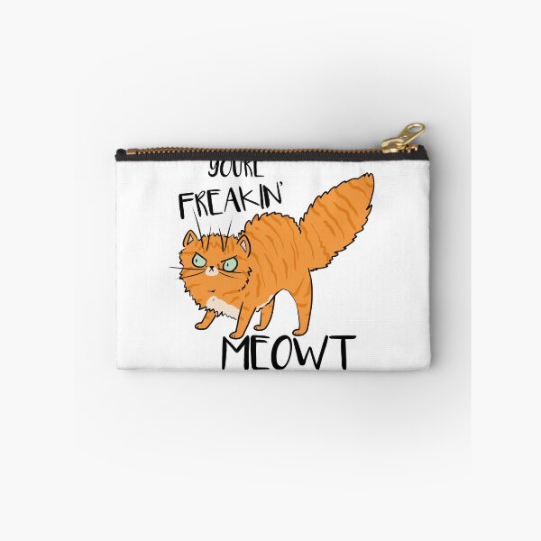 Item preview, "You're Freakin Meowt" Chonky Floofy Ginger Cat designed and sold by RunicNature.