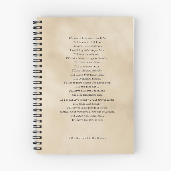 Item preview, Jorge Luis Borges Quote 05 - Typewriter Quote on Old Paper - Minimalist Literary Print designed and sold by Studio Grafiikka.