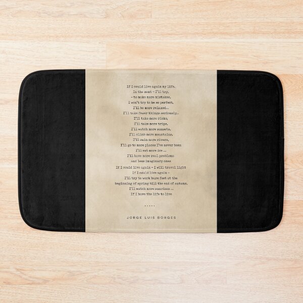 Item preview, Jorge Luis Borges Quote 05 - Typewriter Quote on Old Paper - Minimalist Literary Print designed and sold by Studio Grafiikka.