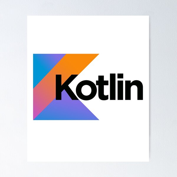 "K for Kotlin: Kotlin Logo" Poster for Sale by hellkni9ht | Redbubble