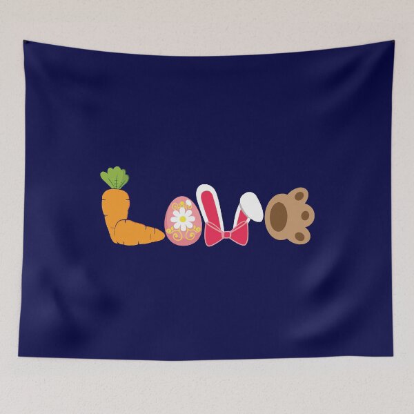 Item preview, Love Easter Bunny Hunting Egg Carrot designed and sold by WanitaDesign.