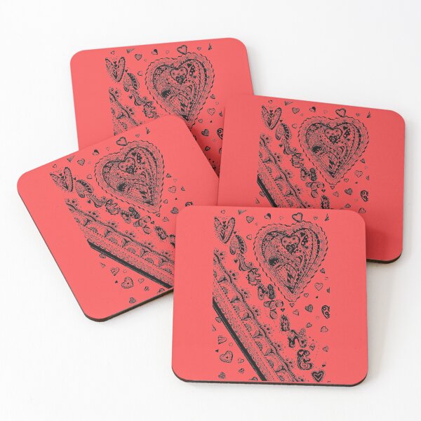 Item preview, Valentine 3  Aussie Tangle - Transparent - Choose Your  Background Colour - See Description designed and sold by Heatherian.