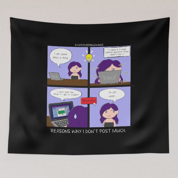 Item preview, The Frustrated Introvert's Dilemma designed and sold by xxMysticWingsxx.