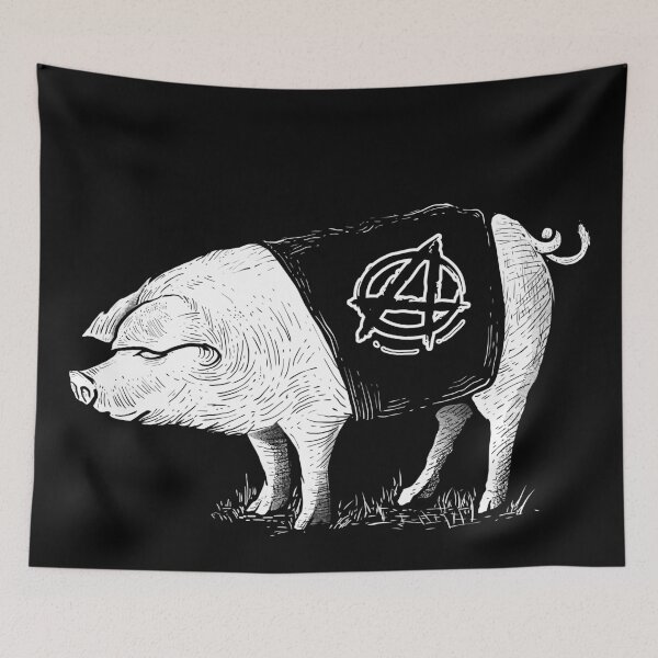 Artikelvorschau, Anarchie Schwein entworfen und verkauft von deathanarchy.