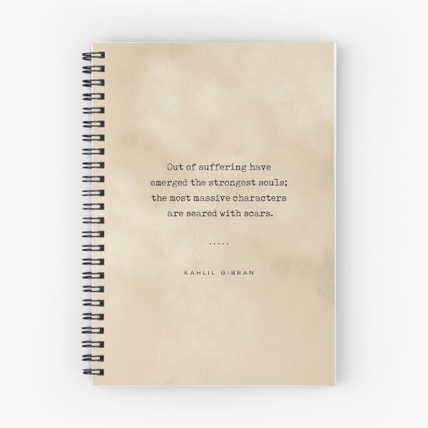 Item preview, Kahlil Gibran Quote 01 - Typewriter Quote on Old Paper - Minimalist Literary Print designed and sold by Studio Grafiikka.
