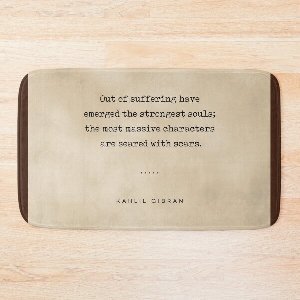 Item preview, Kahlil Gibran Quote 01 - Typewriter Quote on Old Paper - Minimalist Literary Print designed and sold by Studio Grafiikka.