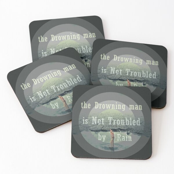 Item preview, the drawning man is not troubled by rain designed and sold by psychoshadow.