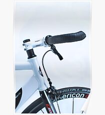 Omnium track bike in fixie street mode Poster