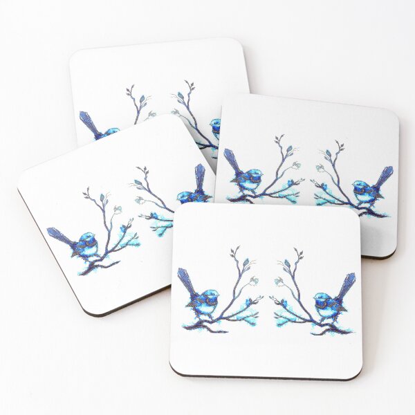 Item preview, Blue Wrens designed and sold by Linda Callaghan.