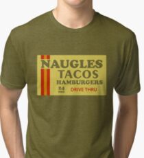 Naugles Tacos Retro T-Shirt Tri-blend T-Shirt