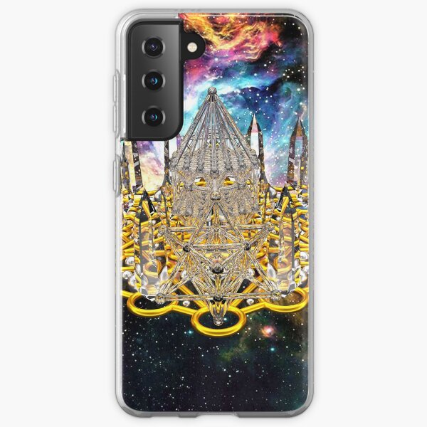 Crystal Hexagrid Matrix Stargate Samsung Galaxy Soft Case