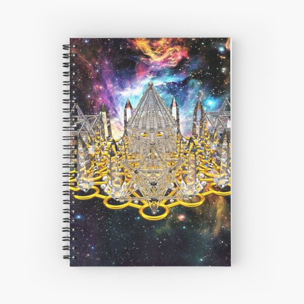 Crystal Hexagrid Matrix Stargate Spiral Notebook