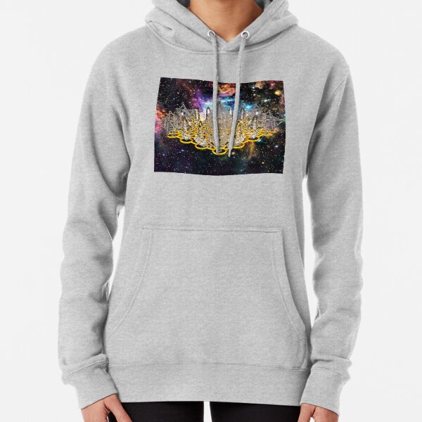 Crystal Hexagrid Matrix Stargate Pullover Hoodie