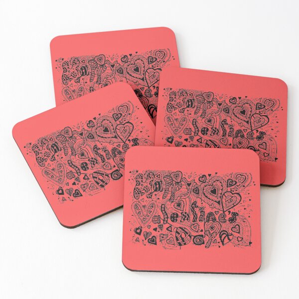 Item preview, Happy Valentine's Day  Aussie Tangle - Choose Your Background Colour - See Description designed and sold by Heatherian.