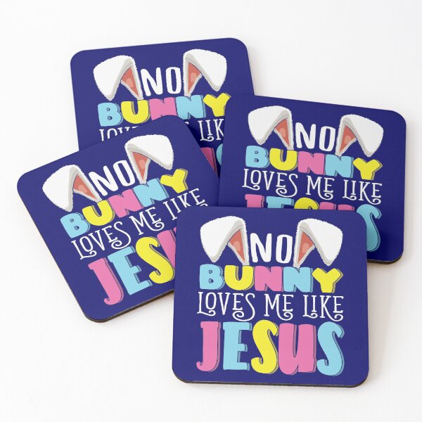 Item preview, No Bunny Loves Me Like Jesus Christian Easter Bunny Ears designed and sold by WanitaDesign.