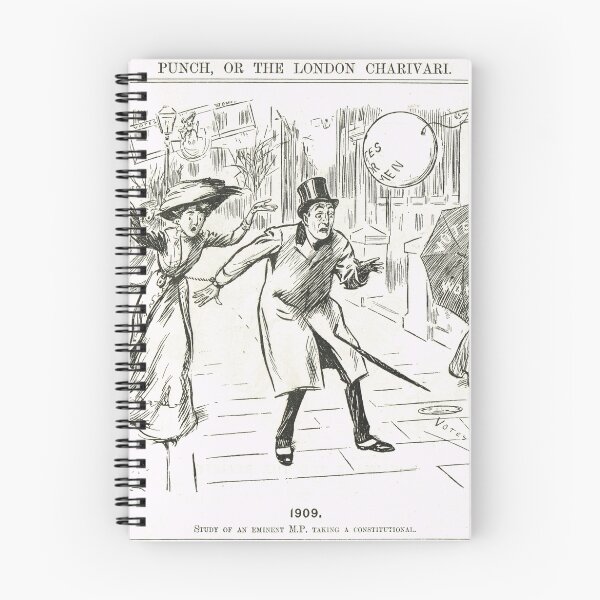 Item preview, MP & Votes for Women Punch cartoon 1908 designed and sold by artfromthepast.