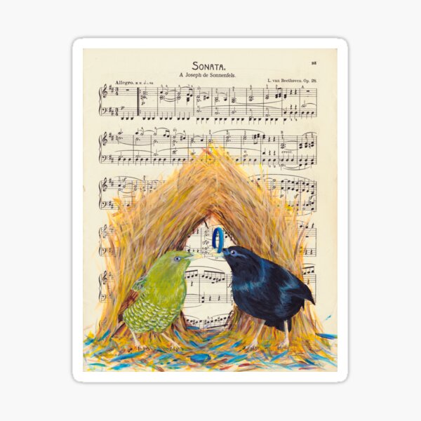 Item preview, Bowerbirds designed and sold by Charlene's Art.