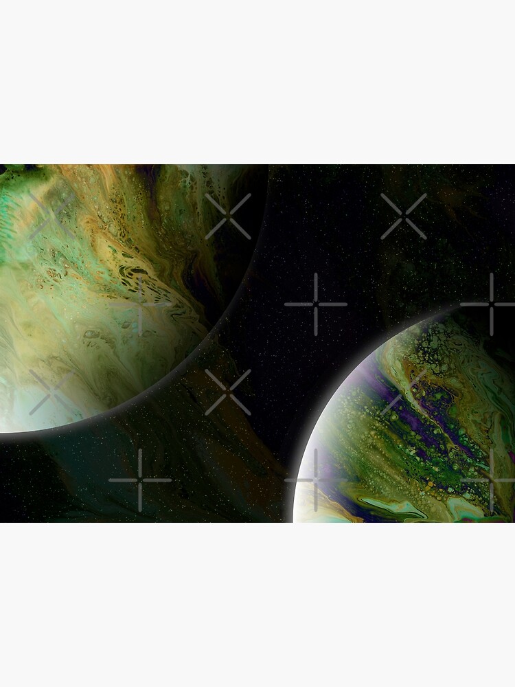 Approaching Conjunction: Outer Space Planet Art by kerravonsen
