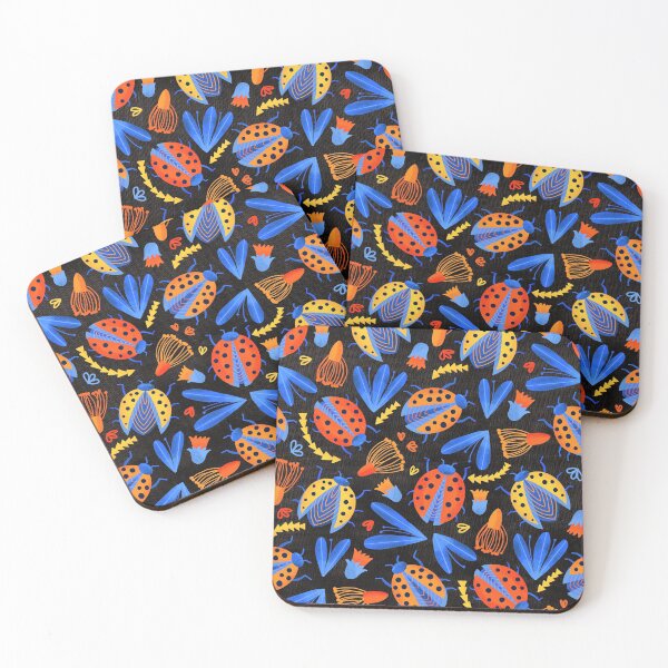 Item preview, Moody Ladybird Botanical  designed and sold by TigaTiga.