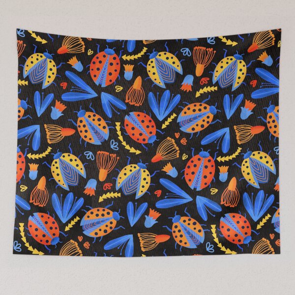 Item preview, Moody Ladybird Botanical  designed and sold by TigaTiga.