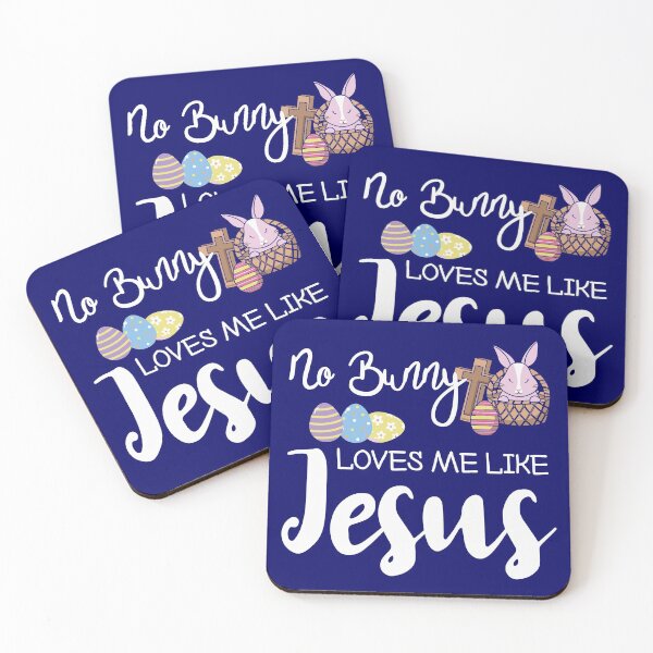 Artikelvorschau, Kein Häschen liebt mich wie Jesus Ostern Christ entworfen und verkauft von WanitaDesign.