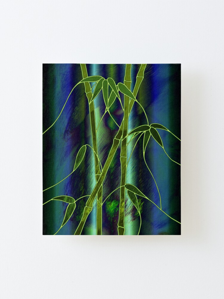 Alternate view of Bamboo Mounted Print