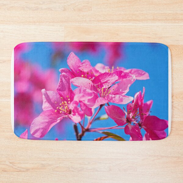 Item preview, Pink flowers on the decorative apple bush over blurred background. Shallow depth of field. designed and sold by anytka.