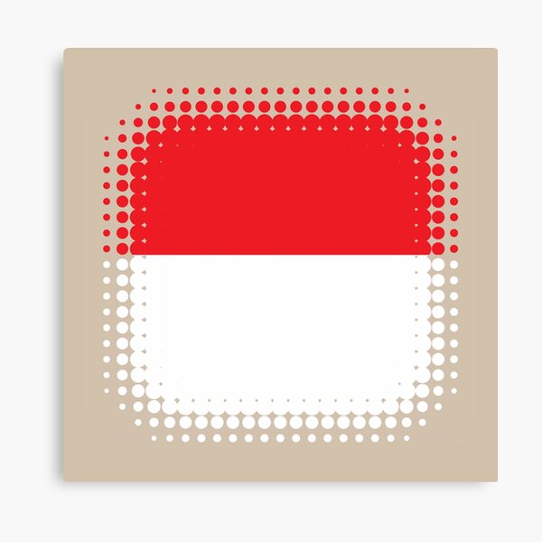 Item preview, Flag of Indonesia - Retro designed and sold by pixelinga.