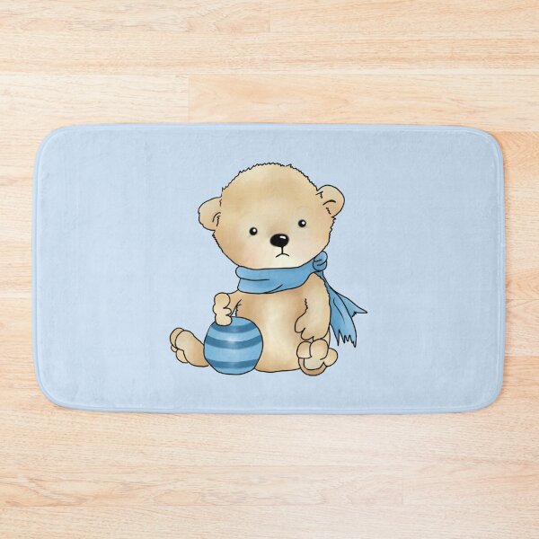 Item preview, Bear with ball, blue designed and sold by Blumchen.