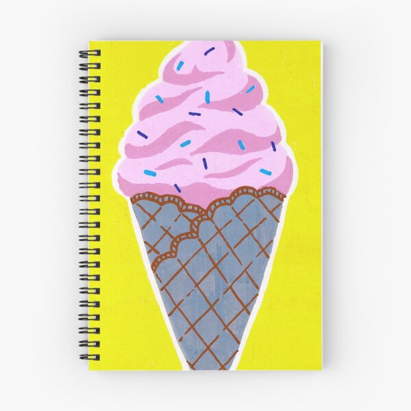 Item preview, Yellow and Pink Icecream designed and sold by AlisonSherlock.