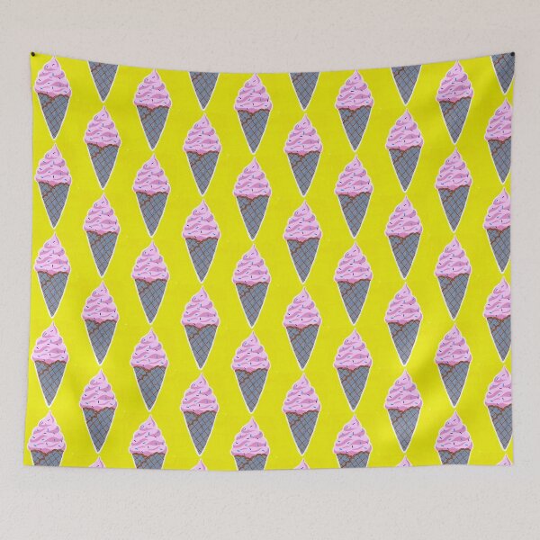 Item preview, Yellow and Pink Icecream designed and sold by AlisonSherlock.
