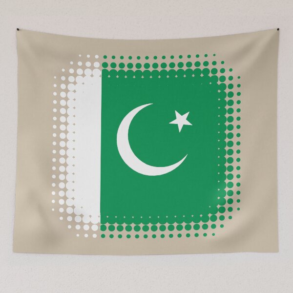 Item preview, Flag of Pakistan - Retro designed and sold by pixelinga.